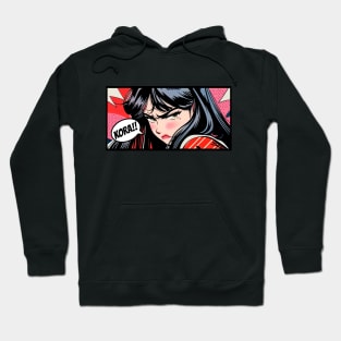 Kora! Strong Anime Girl Manga Panel Hoodie